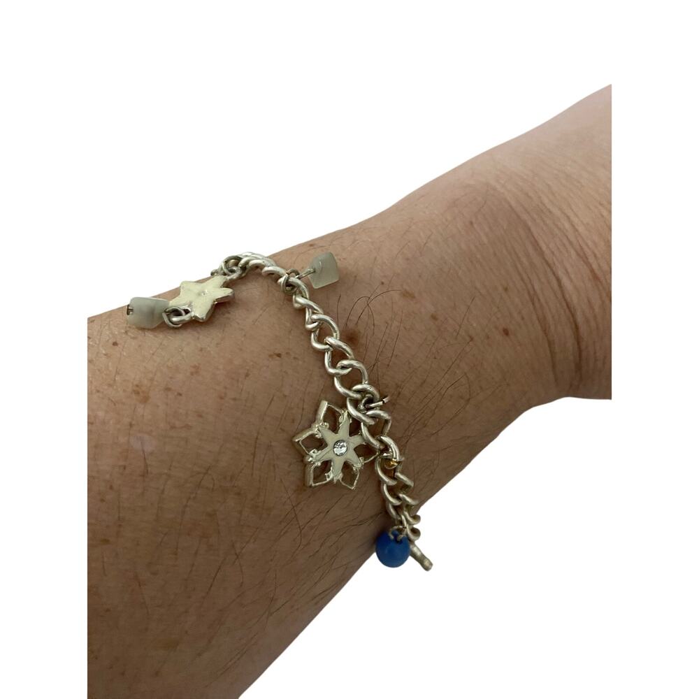 snowflake charm bracelet